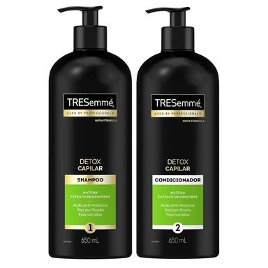 Kit Shampoo + Condicionador Tresemmé Detox Capilar 650ml