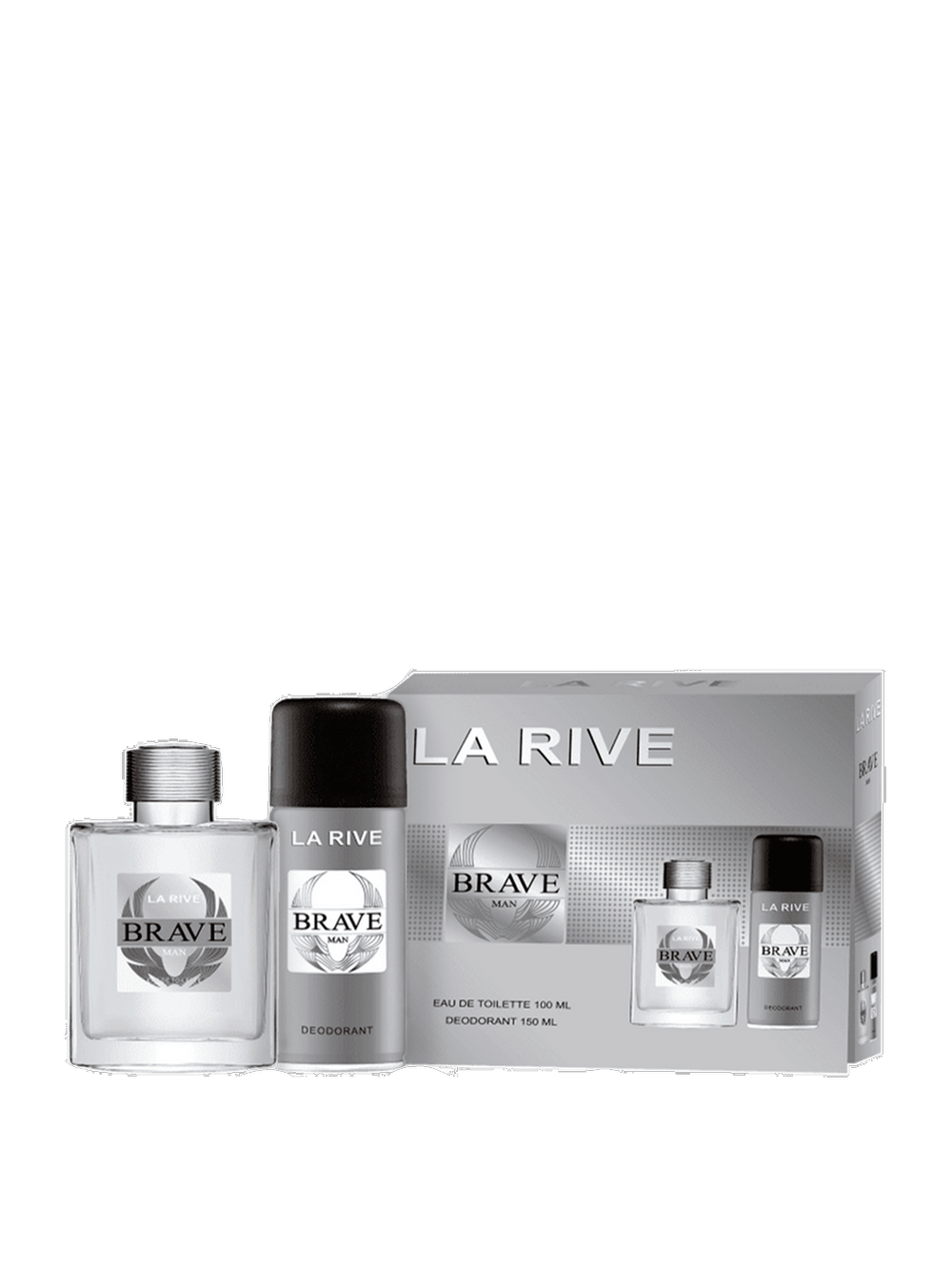 Kit La Rive Brave - Eau de Toilette 100ml + Desodorante 150ml