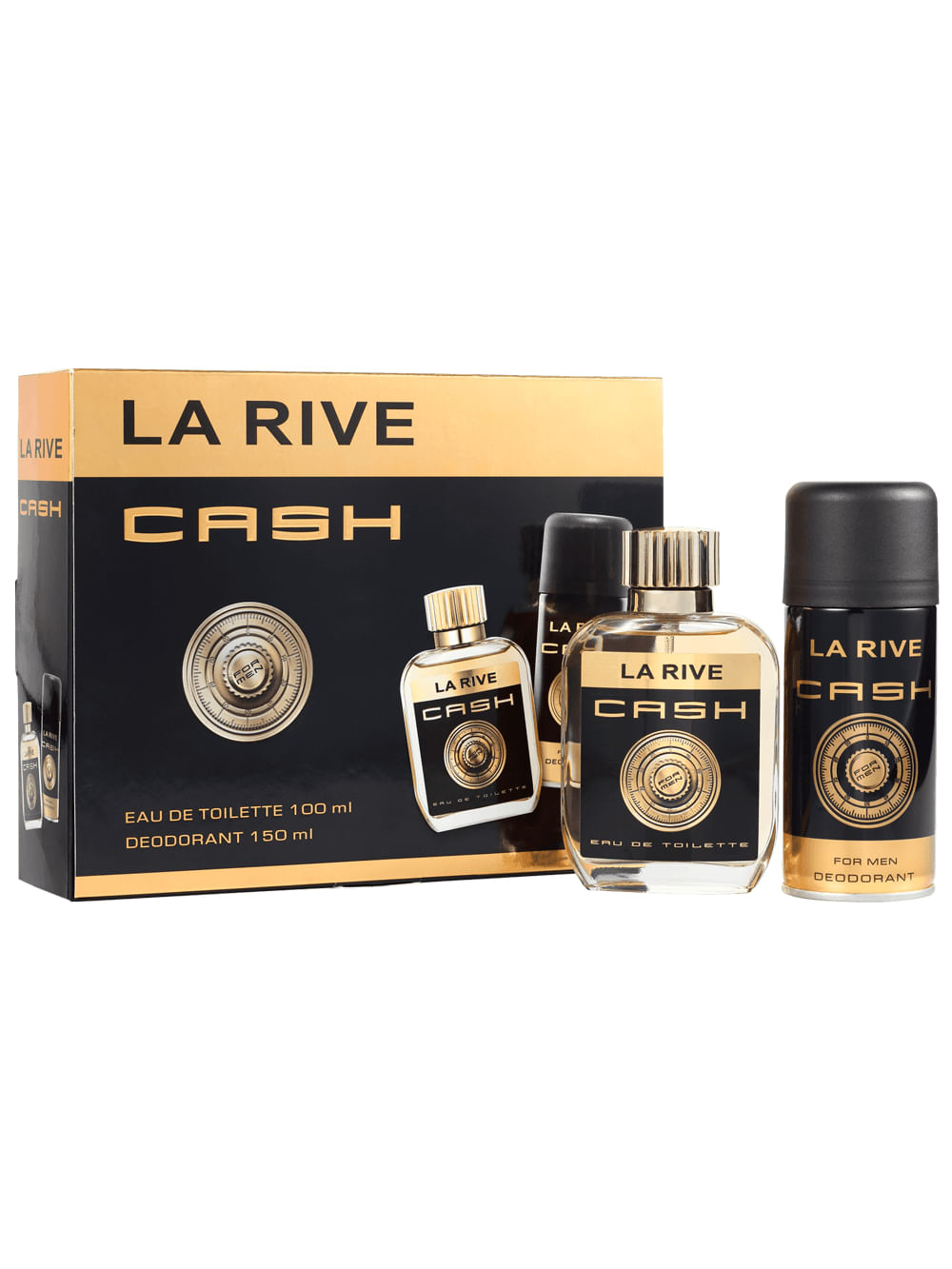 Kit La Rive Cash Masculino - Eau de Toilette 100ml + Desodorante 150ml