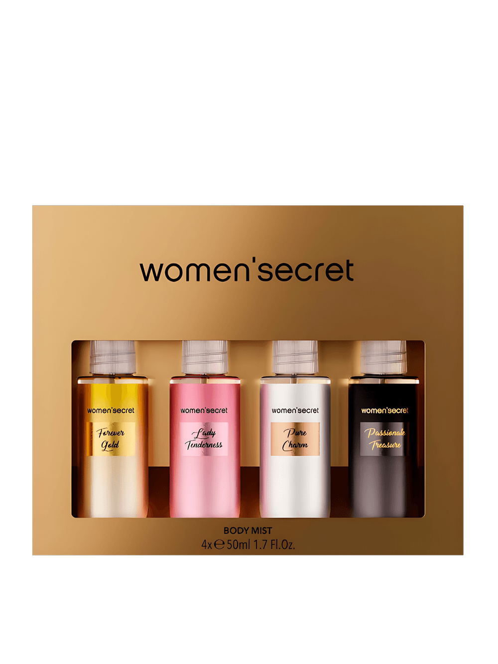 Kit Women'Secret c/4 Body Mist - Perfume Corporal 50ml