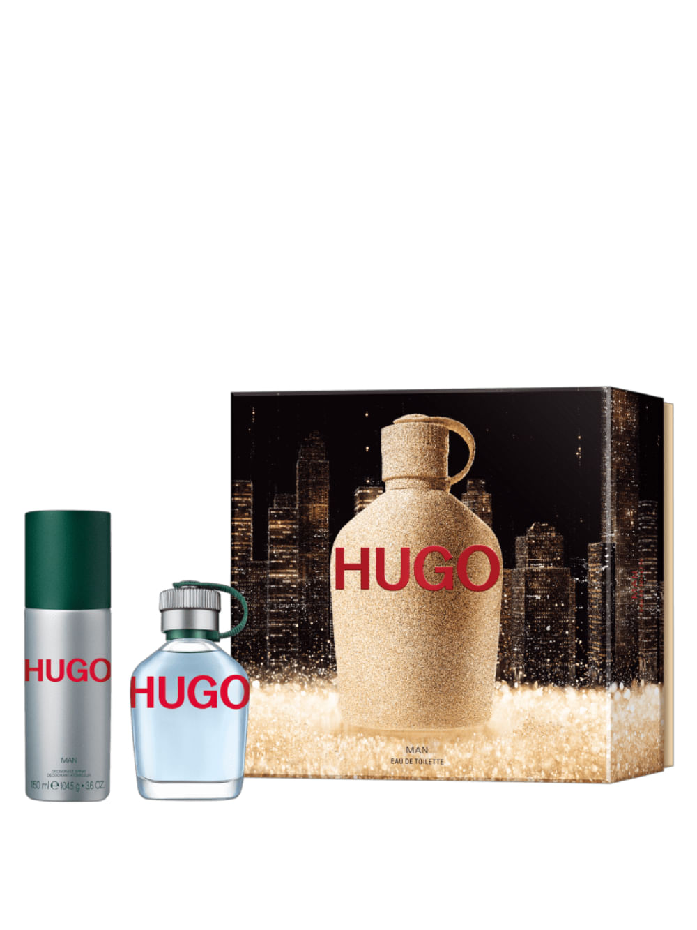 Kit Hugo Boss Man Eau de Toilette 75ml + Desodorante 150ml
