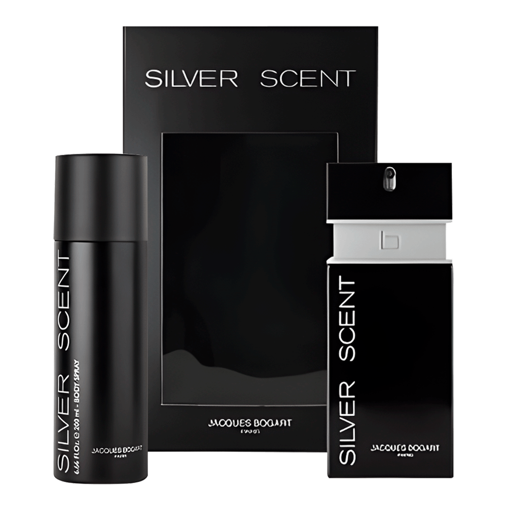 Kit Jacques Bogart Silver Scent Eau De Toilette 100ml + Body Spray 200ml