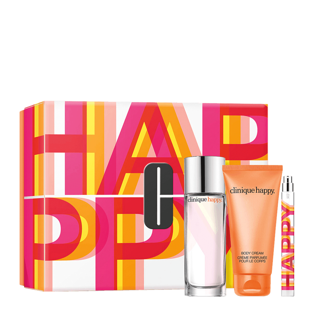 Clinique Kit Happy - Eau De Parfum 50ml + Body Cream 75ml + Miniatura 10ml