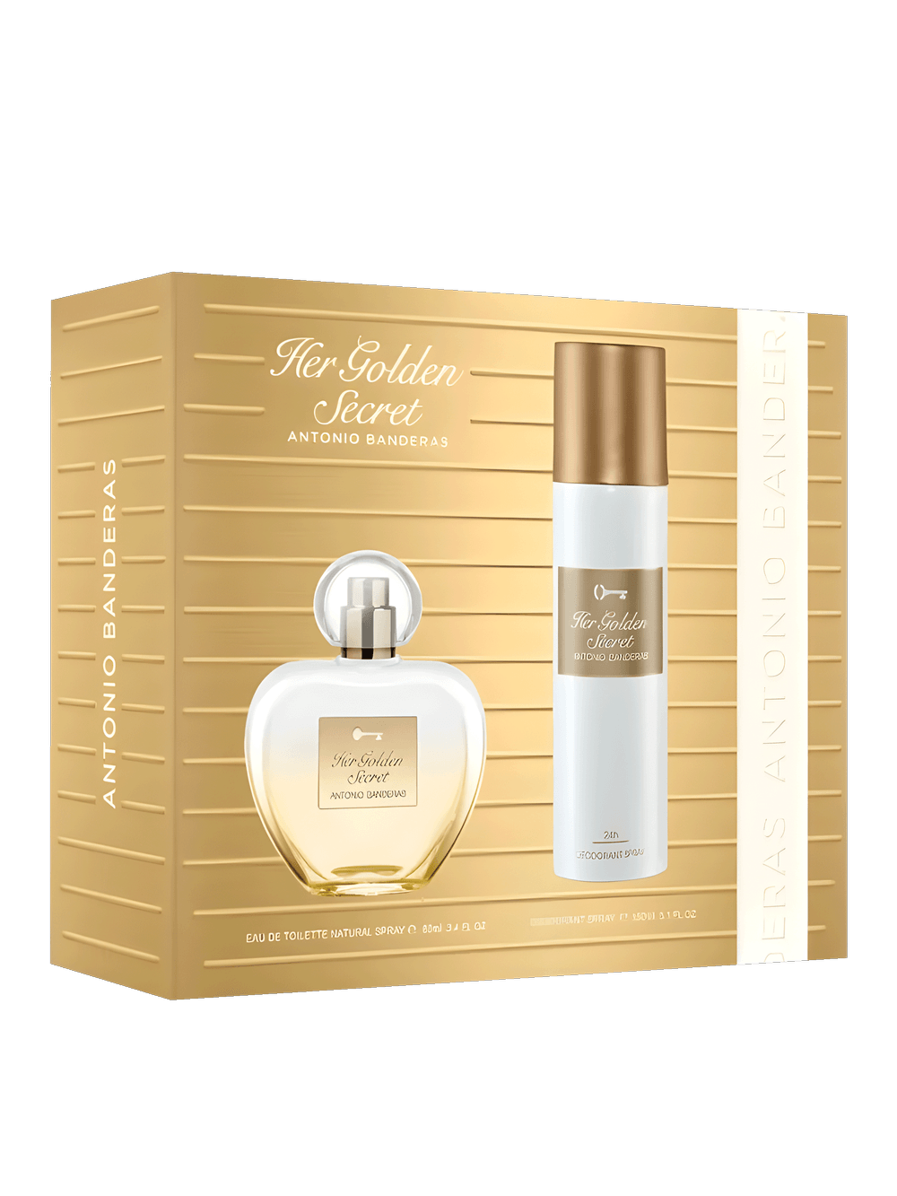 Kit Bandeiras Her Golden Secret - Eau de Toilette 100ml + Desodorante 150ml