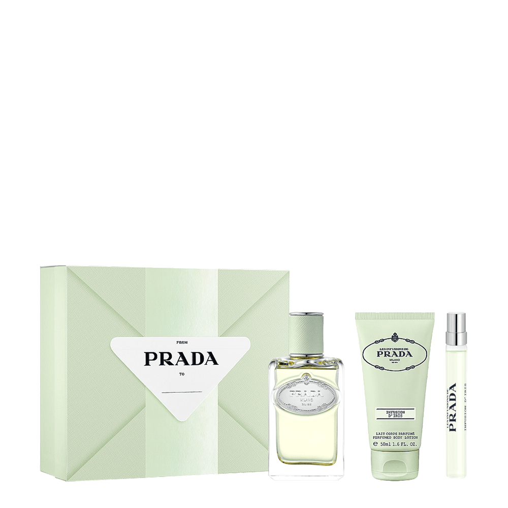 Kit Prada Infusion D'Iris - Eau de Parfum 100ml + Body Lotion 50ml + Miniatura 10ml