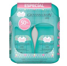 Kit Desodorante Roll On Giovanna Baby Candy Com 2 Unidades
