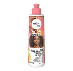 Ativador De Cachos Salon Line S.O.S Óleo De Argan Restauração Extrema 300ml