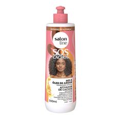 Ativador De Cachos Salon Line S.O.S Óleo De Argan Restauração Extrema 500ml