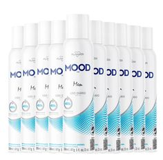 Kit Desodorante Antitranspirante Mood Care Men Aerossol 150ml - 10 Unidades