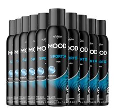 Kit Desodorante Antitranspirante Mood Sport Men Aerossol 150ml - 10 Unidades