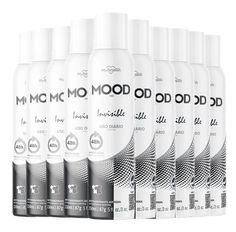 Kit Desodorante Antitranspirante Mood Invisible Aerossol 150ml - 10 Unidades