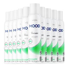 Kit Desodorante Antitranspirante Mood Unissex Aerossol 150ml - 10 Unidades