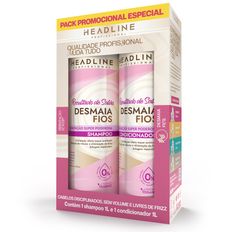 Kit Shampoo + Condicionador Headline Desmaia Fios 1000ml