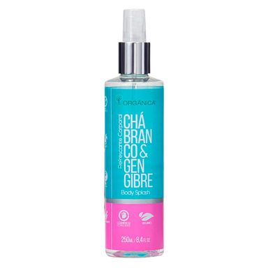 Body Splash Orgânica Chá Branco E Gengibre 250ml