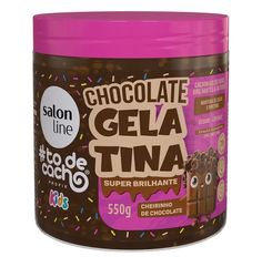 Gelatina Salon Line Todecacho Chocolate 550g
