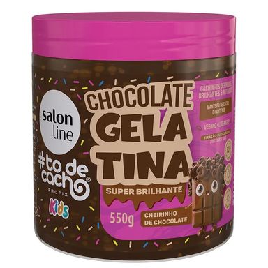 Gelatina Salon Line Todecacho Chocolate 550g