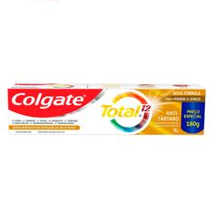 Creme Dental Colgate Total 12 Anti-Tartaro 180g