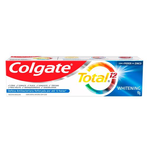 Creme Dental Colgate Total 12 Whitening Gel 90g