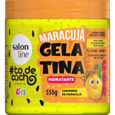Gelatina Salon Line Todecacho Kids Hidratante Maracujá 550g
