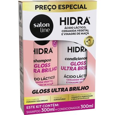 Kit Salon Line Hidra Ceramidas Shampoo + Condicionador 300ml