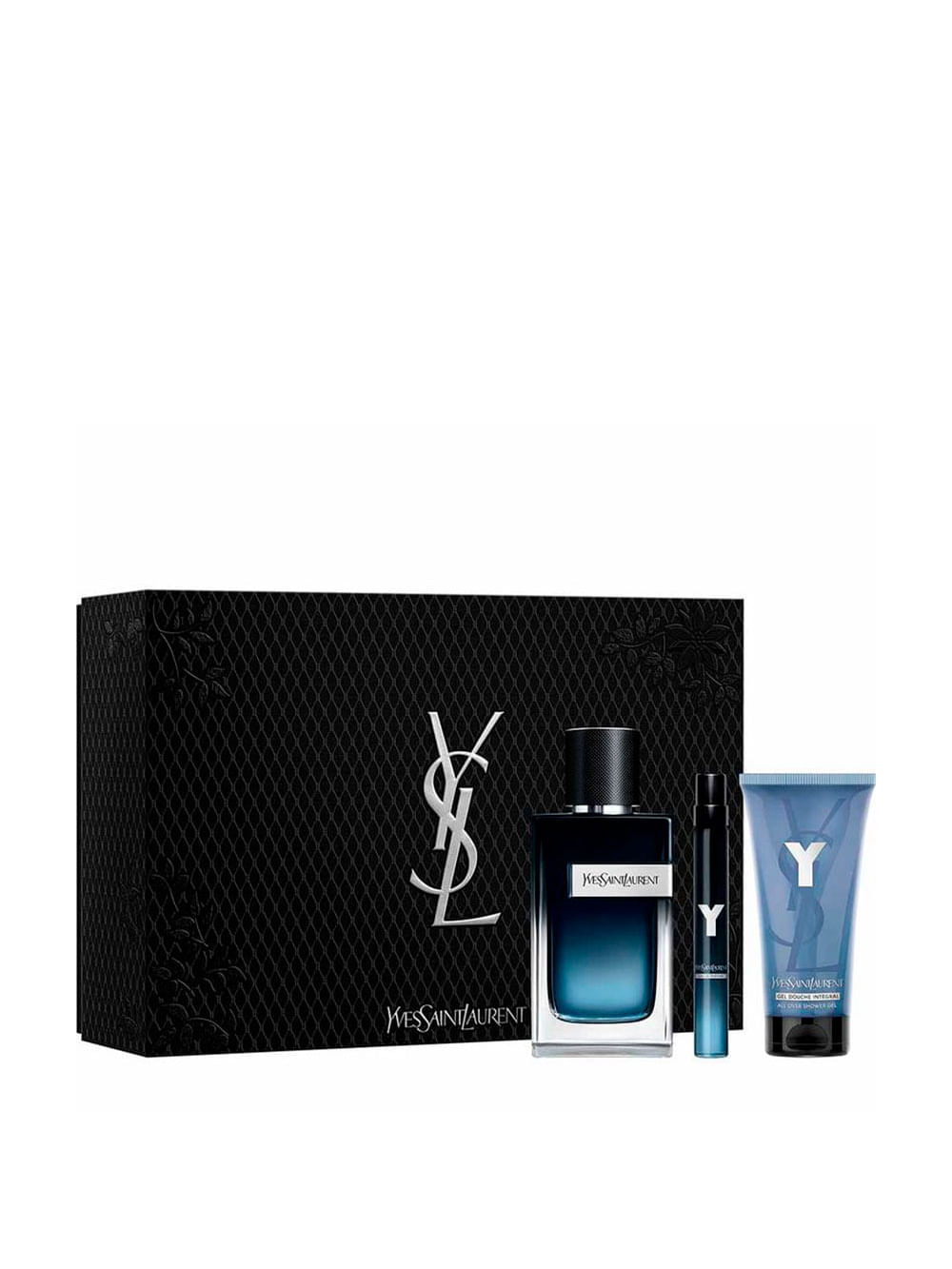 Kit Yves Saint Laurent Y - Eau De Parfum 100ml+ Travel Size 10ml + Shower Gel 50ml