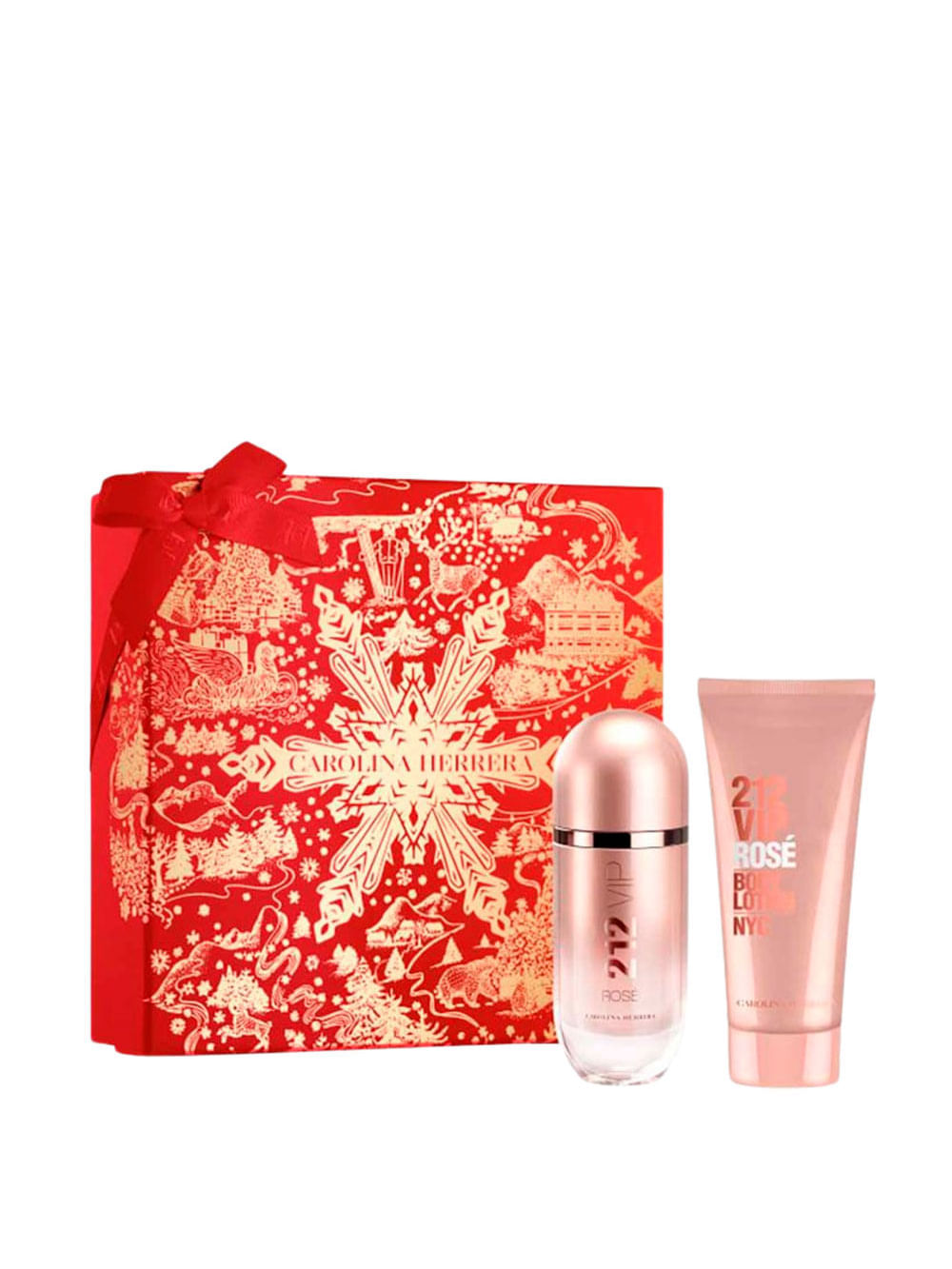 Kit Carolina Herrera 212 Vip Rosé - Eau de Parfum 80ml + Body Lotion 100ml