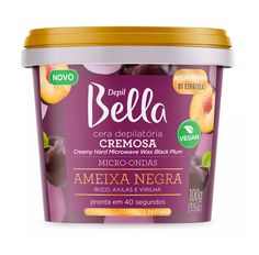 Cera Depilatória Depil Bella Microondas Ameixa Negra 100g
