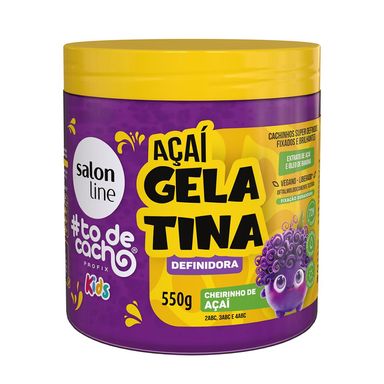 Gelatina Definidora Salon Line Todecacho Kids Açai 550g