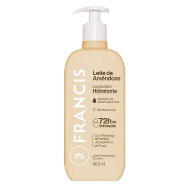 Loção Hidratante Francis Leite De Amêndoas 400ml