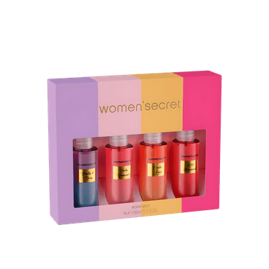 Kit Women'Secret c/4 Body Mist - Perfume Corporal 50ml