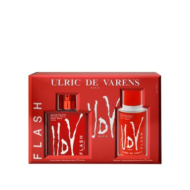 Kit Ulric de Varens UDV Flash Masculino - Eau de Toilette 100ml + Desodorante 200ml
