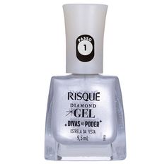 Esmalte Risqué Diamond Gel Divas No Poder Estrela Da Festa 9,5ml
