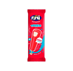 Picolé Fini Tubes Azedinho Morango 45g