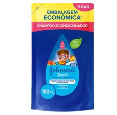 Shampoo Johnsons Baby Refil 2 Em 1 180ml