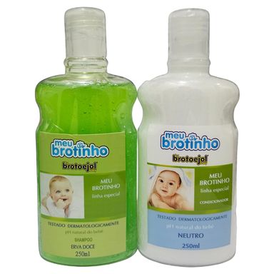 Kit Shampoo + Condicionador Brotoejol Meu Brotinho Erva Doce 250ml