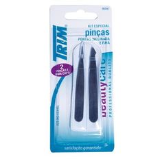 Kit Especial de Pinças Trim Ponta Inclinada E Ponta Fina