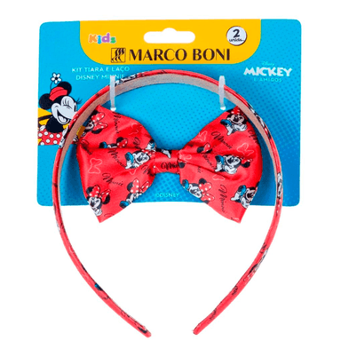 Tiara Marco Boni E Laço Disney Minnie
