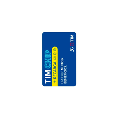 Chip Tim Combo Pré-Pago R$10