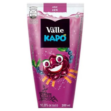Suco Del Valle Kapo Sabor Uva 200ml
