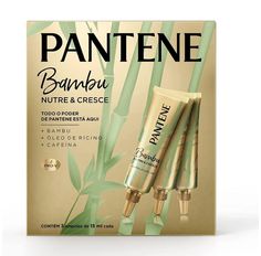 Ampola De Tratamento Pantene Extrato De Bambu 15ml Com 3 Unidades