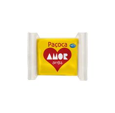 Paçoca Quadrada Arcor Amor Sings 18g