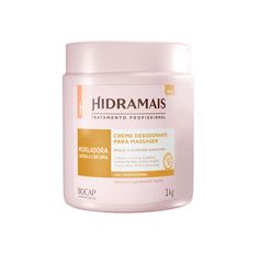 Creme Para Massagem Modeladora Hidramais Cafeína E Cúrcuma 1kg