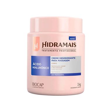Creme Para Massagem Hidramais Ácido Hialurônico Harmonização 1kg