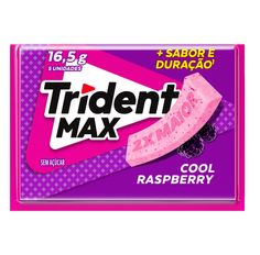 Chiclete Trident Max Cool Raspberry 16g