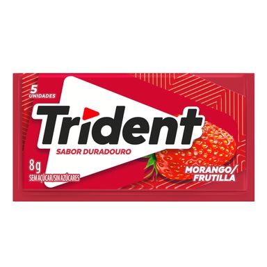 Chiclete Trident Morango 8g