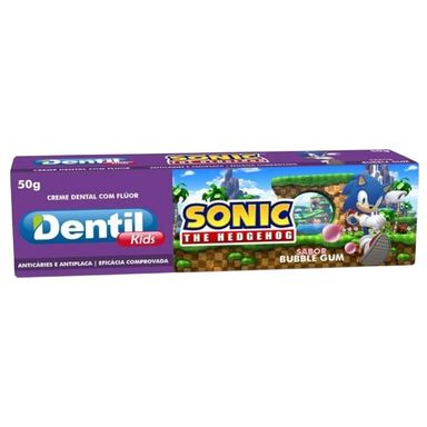 Creme Dental Infantil Dentil Sonic Bubble Gum 50g