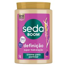Creme Para Pentear Seda Boom Definição 1Kg