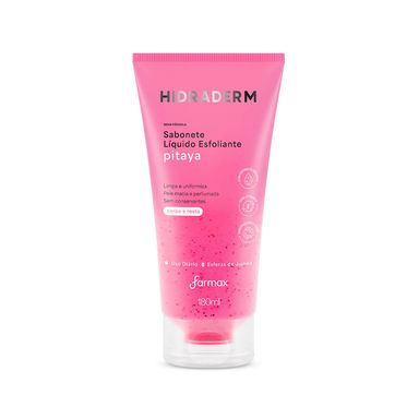 Sabonete Líquido Esfoliante Hidraderm Pitaya 180ml