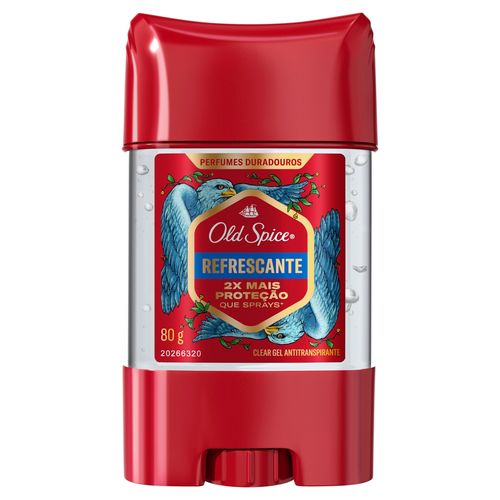 Desodorante Gel Antitranspirante Old Spice Refrescante 80g