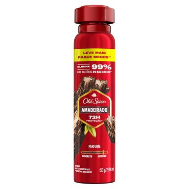 Desodorante Aerosol Old Spice Amadeirado 250ml